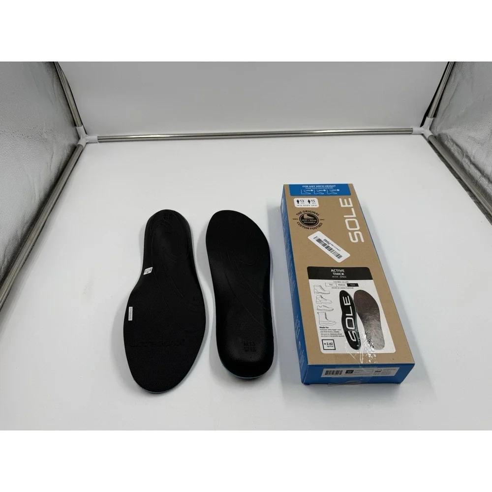 sole active thick Insole Custom Moldable Ortholic Support For Any Arch Type Plan